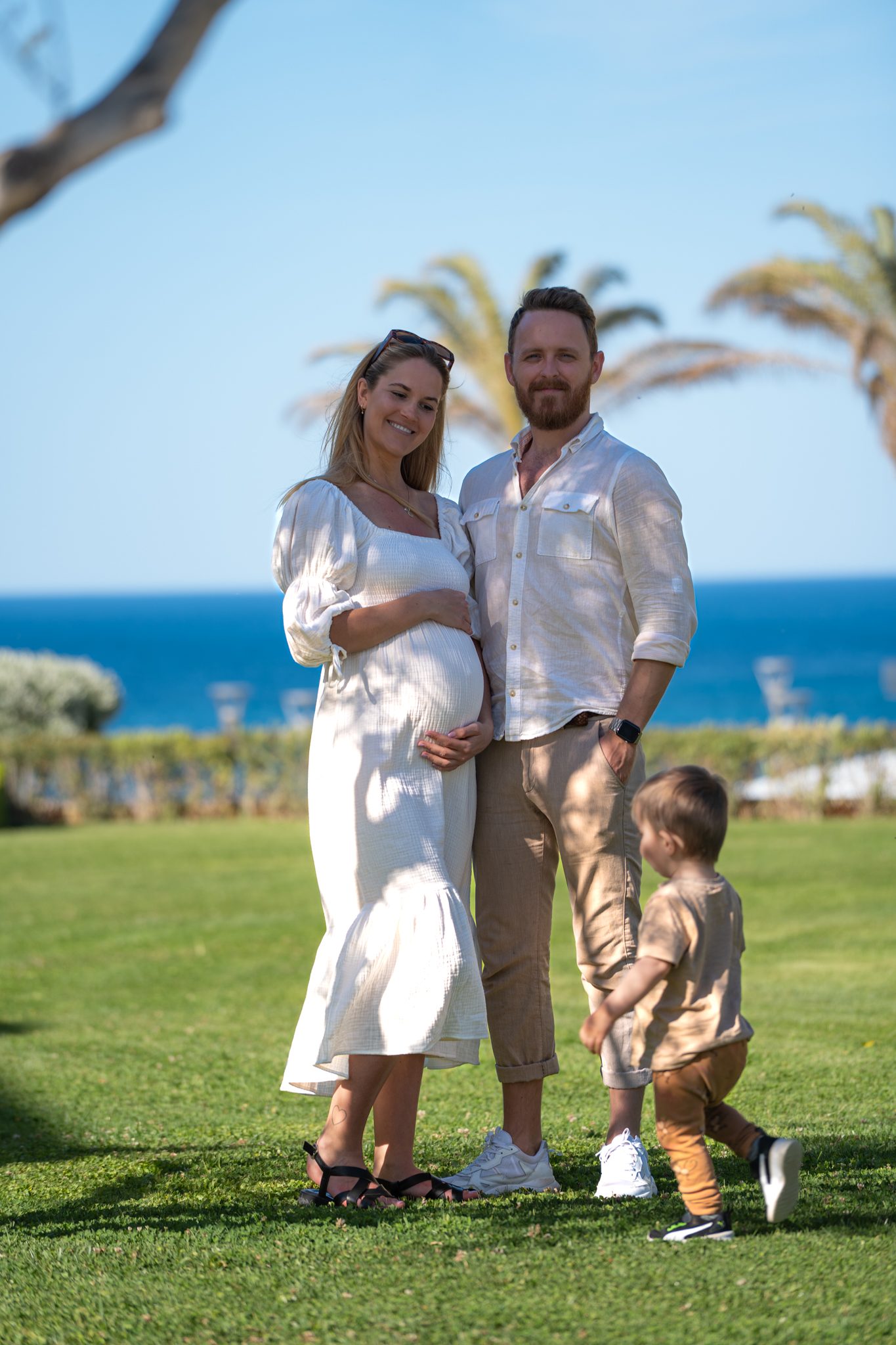 Beach family photoshoot in Crete